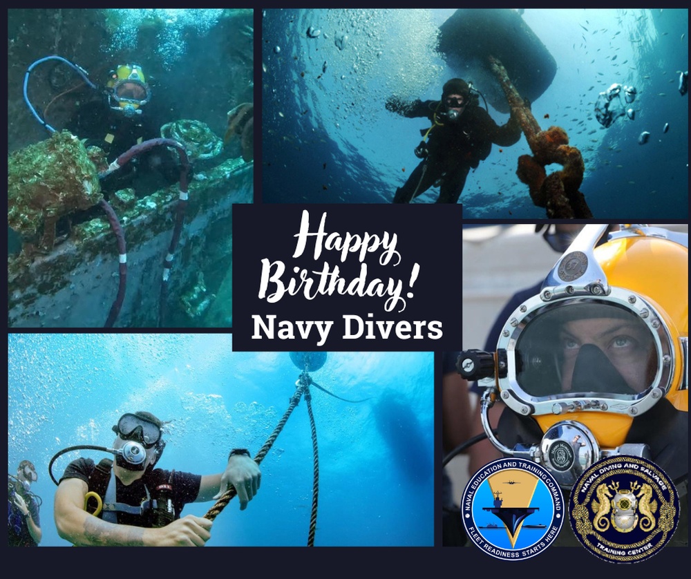 Navy Diver Birthday