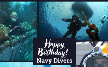 Navy Diver Birthday