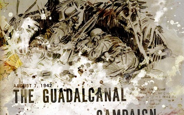 The Landing of Guadalcanal Anniversary Graphic