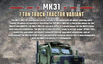 MK31 | 7 Ton Truck Tractor Variant