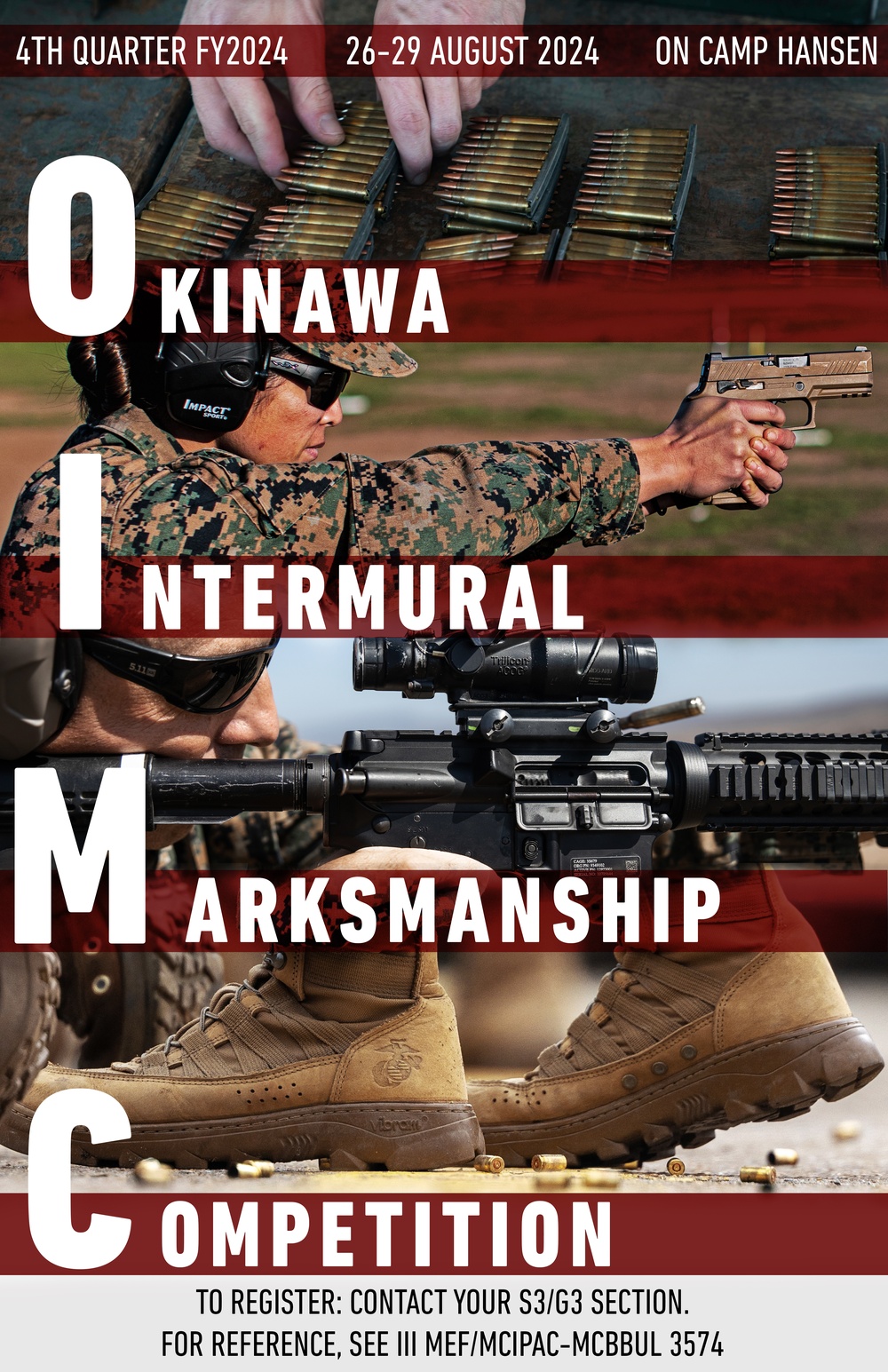 4th Quarter Okinawa Intermural Marksmanship Competition Advert 2024