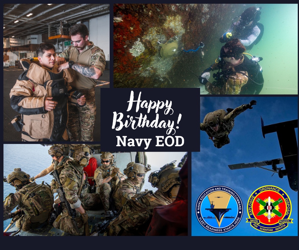 NETC Celebrates the Navy Explosive Ordnance Disposal Community&amp;#39;s Birthday