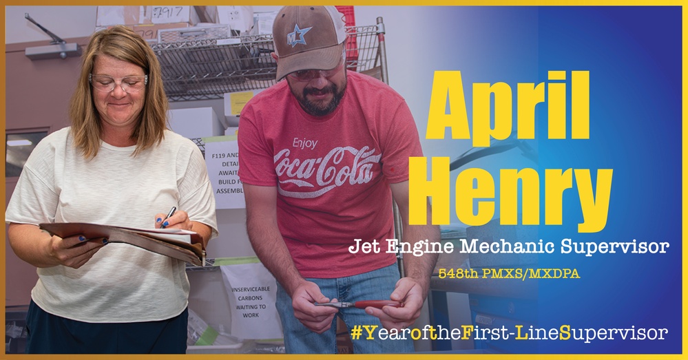 April Henry Year of the First Line Supervisor Highlight