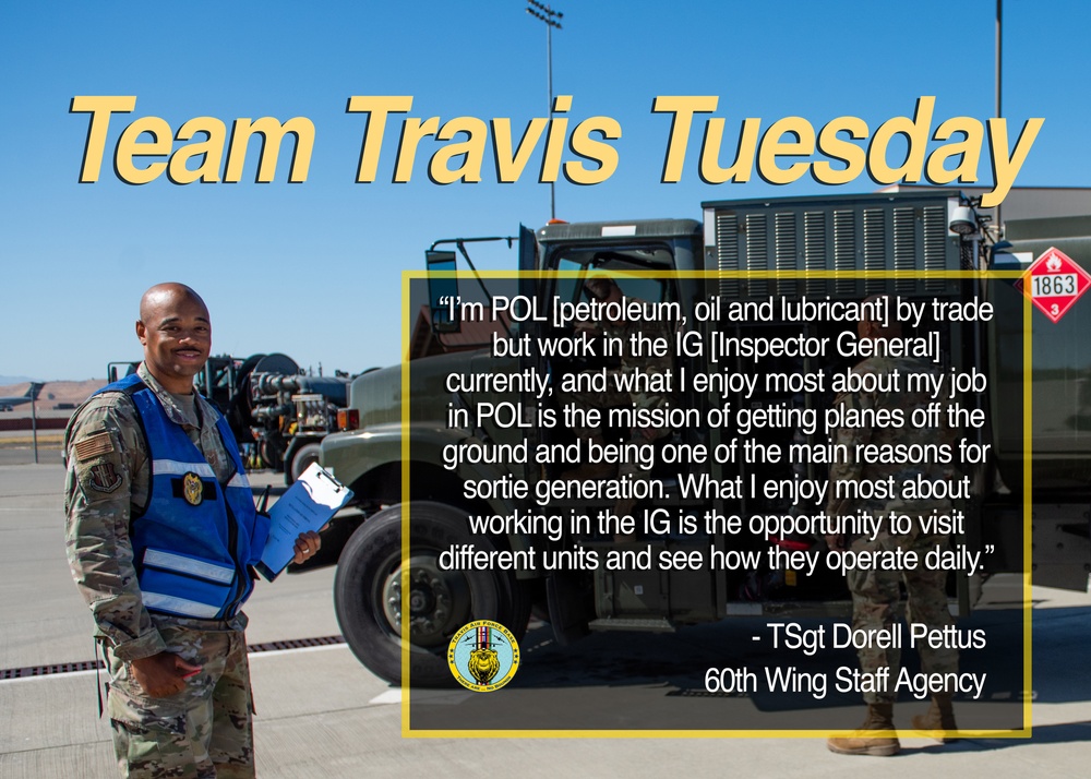 Team Travis Tuesday: Tech. Sgt. Pettus