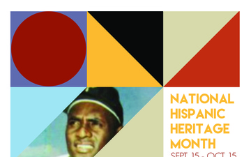 National Hispanic Heritage Month Banner: Pioneers of Change - Shaping the Future Together