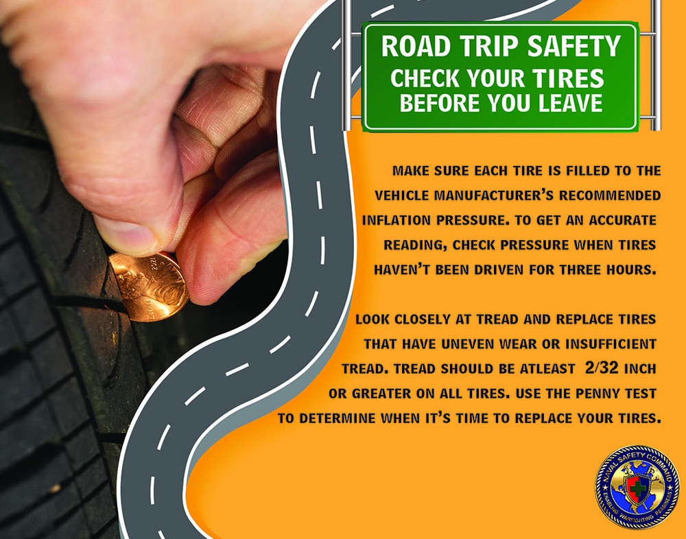 Road Trip Safety: Check your Tire Tread