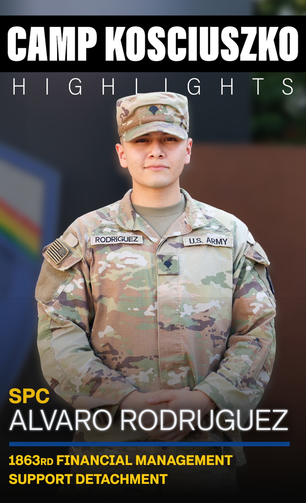 Determined to Serve: Spc. Alvaro Rodriguez's Commitment to Education and Duty