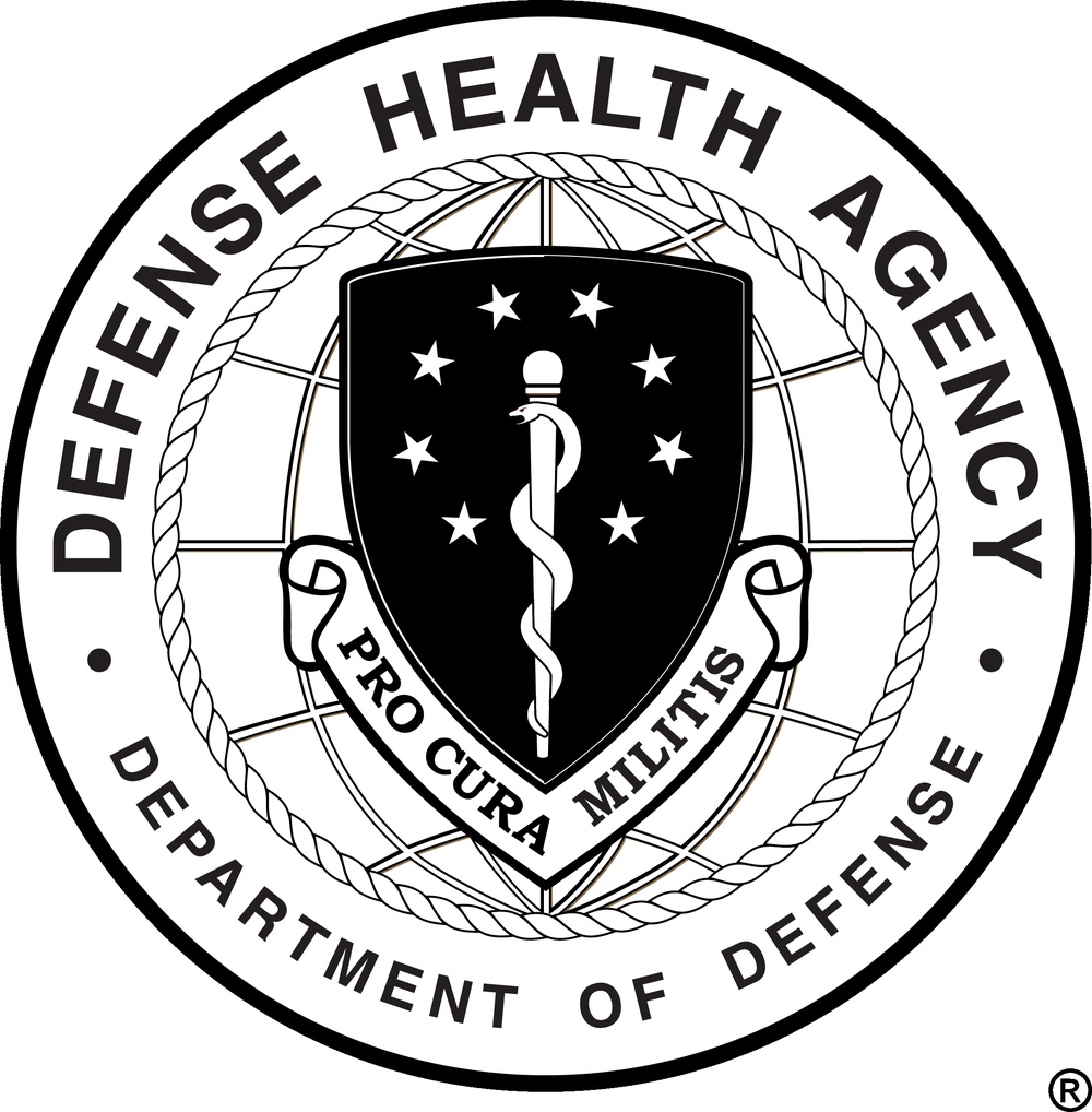 DHA logo seal black