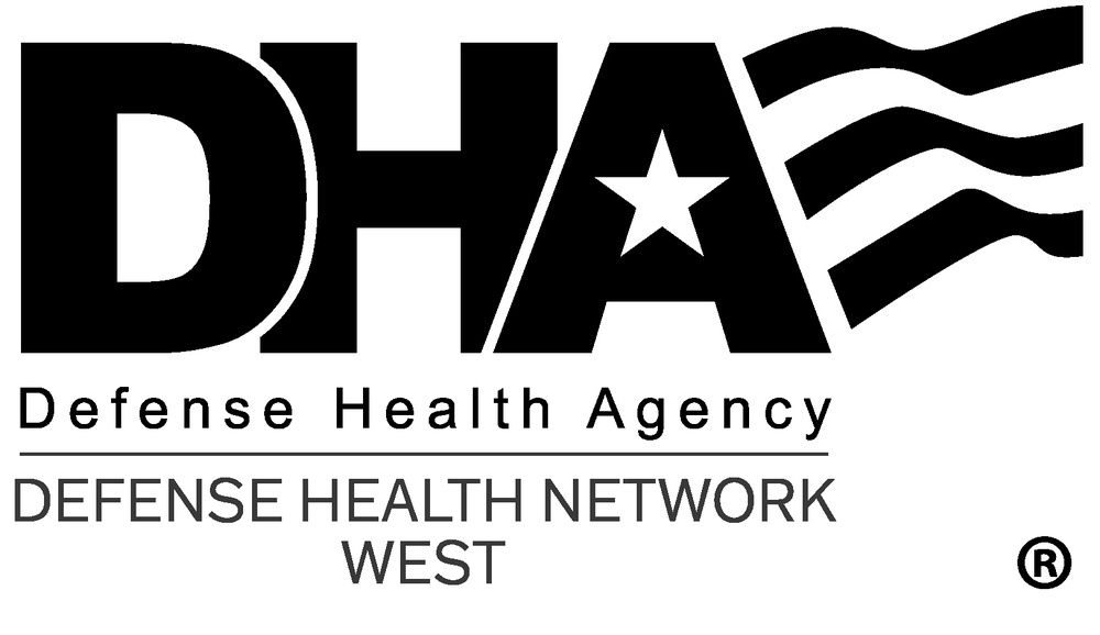 Defense Health Network West logo black