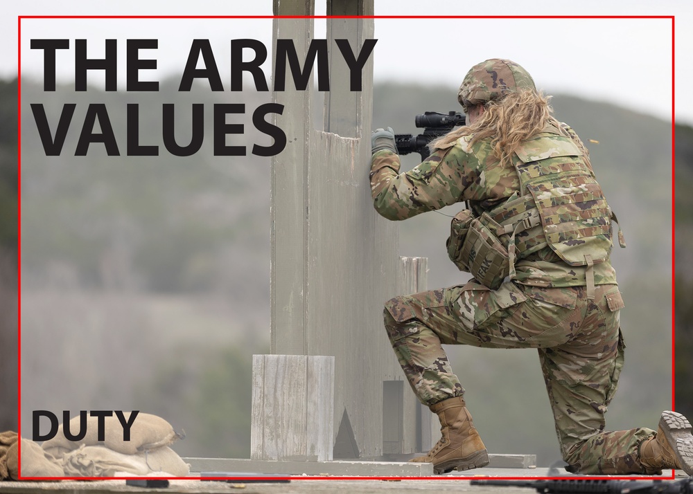 Army Values: Duty