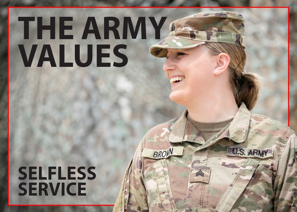 Army Values: Selfless Service