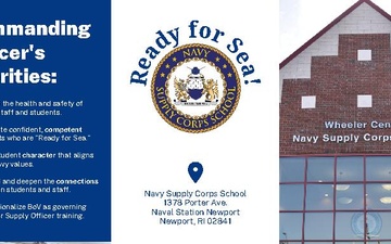 Navy Supply Corps School info brochure