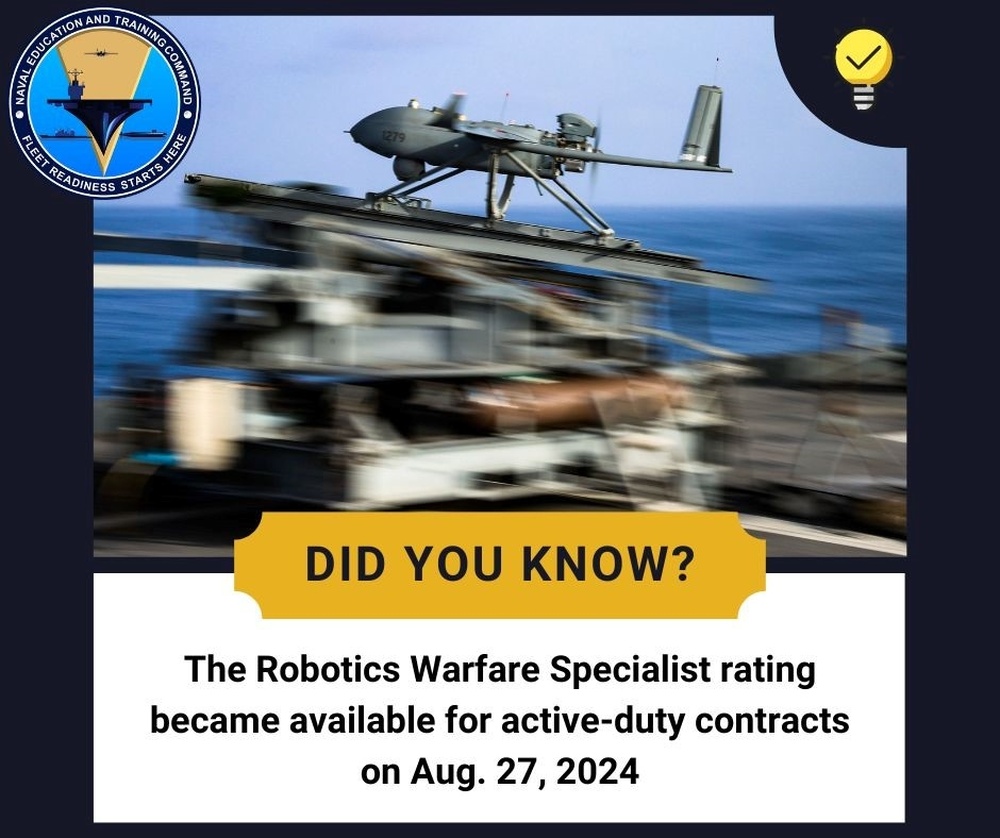 Did You Know: Robotics Warfare Specialist