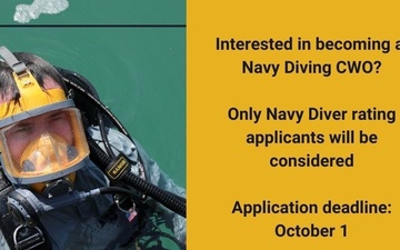 Navy Diving Chief Warrant Officer Program