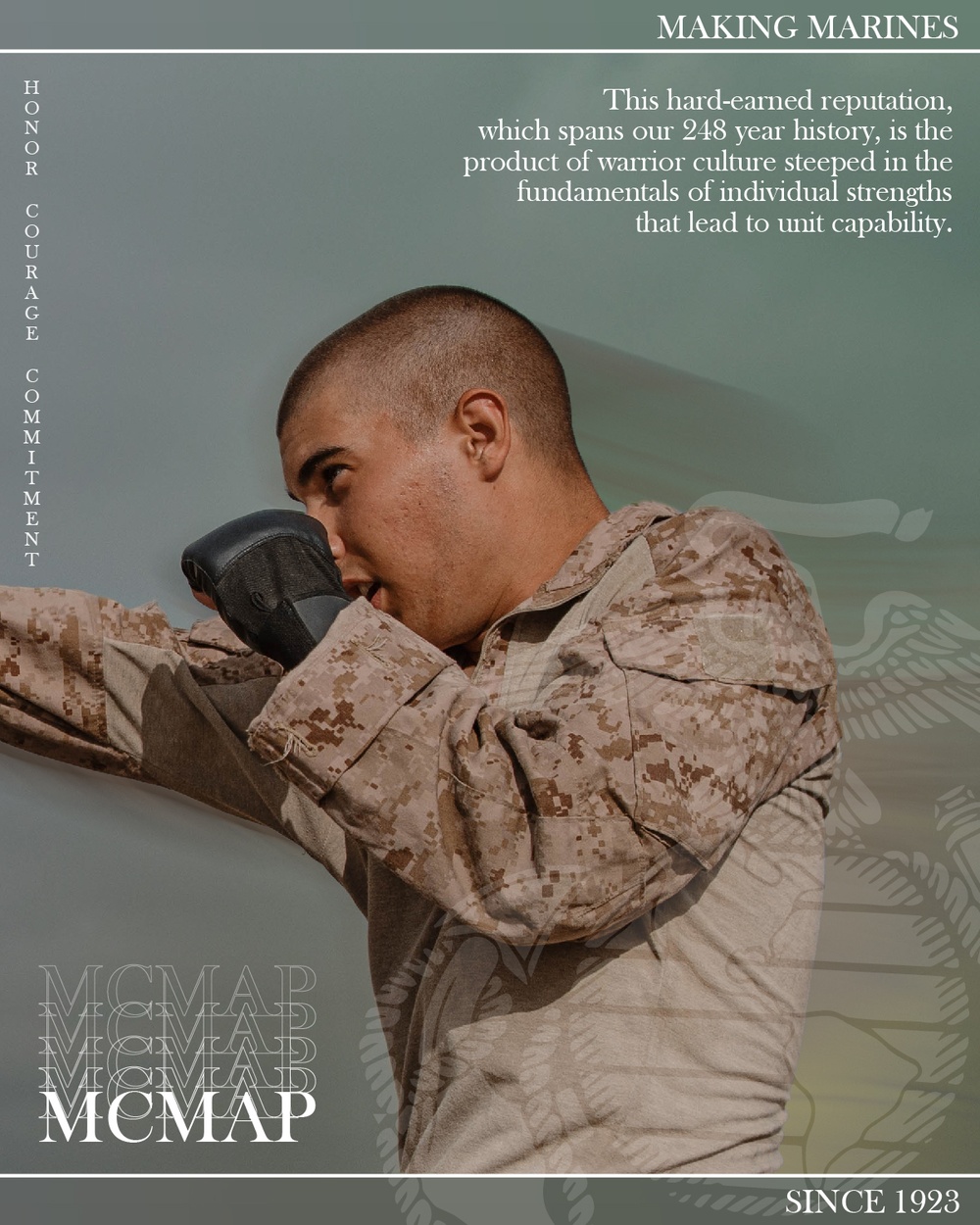 Marine Corps Martial Arts Program Infographic