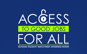 Poster - National Disability Employment Awareness Month 2024