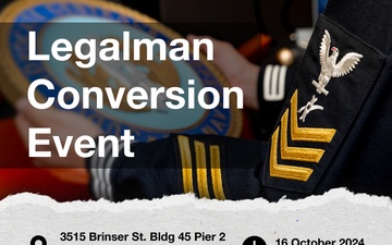 Legalman Conversion Event Flyer