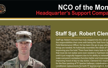 HHBN, 34ID Recognizes Soldier and NCO of the Month