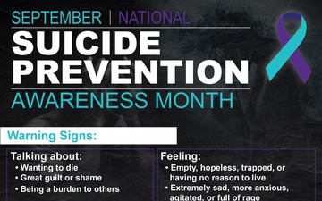 2024 Suicide Prevention Month Graphic