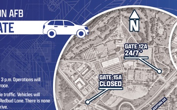 Wright-Patterson AFB announces gate hours for September 21, 2024