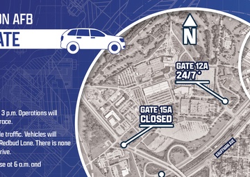Wright-Patterson AFB announces gate hours for September 21, 2024