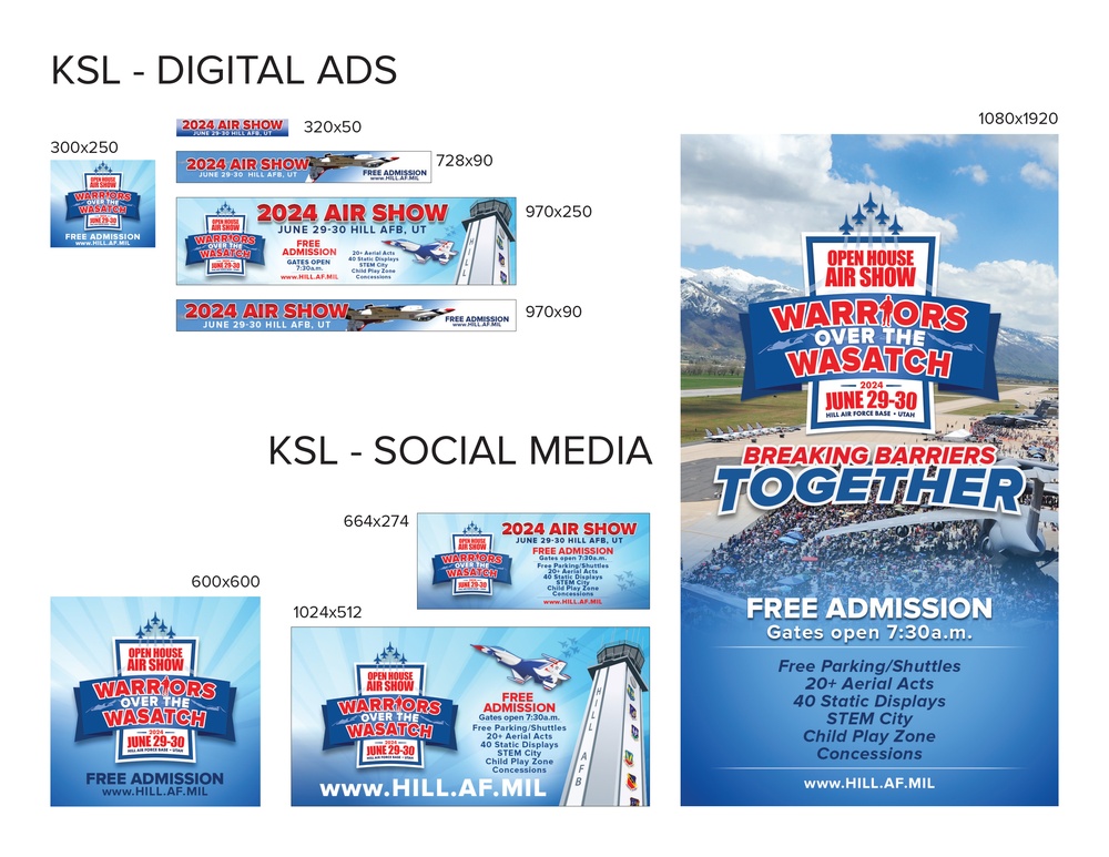 2024 Air Show  - digital ads