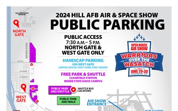 2024 Air Show - Public Access Map