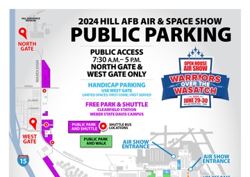 2024 Air Show - Public Access Map