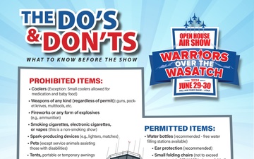 2024 Air Show - Prohibited Items Flyer