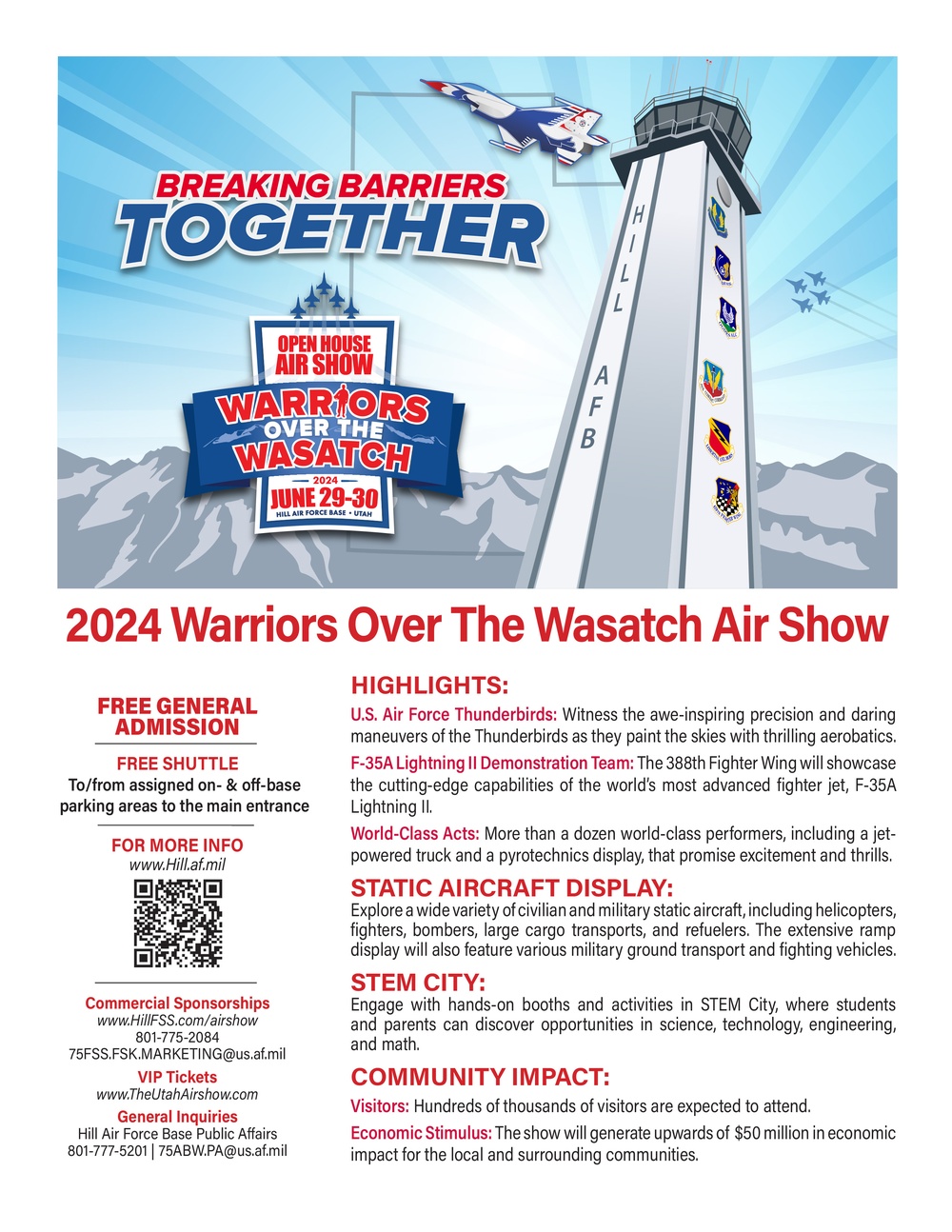 2024 Air Show - General Info Flyer