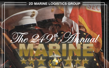 2nd MLG 249th Annual Marine Corps Ball Poster