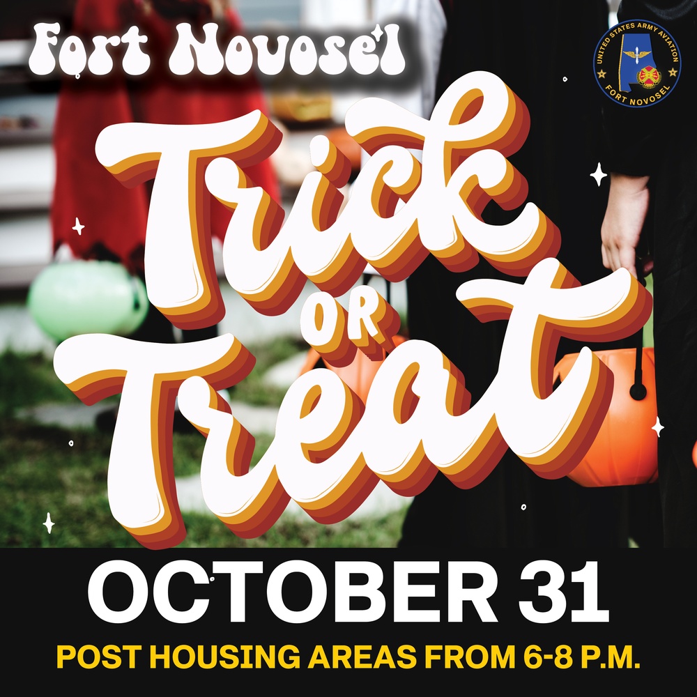 Trick-or-treating on Fort Novosel