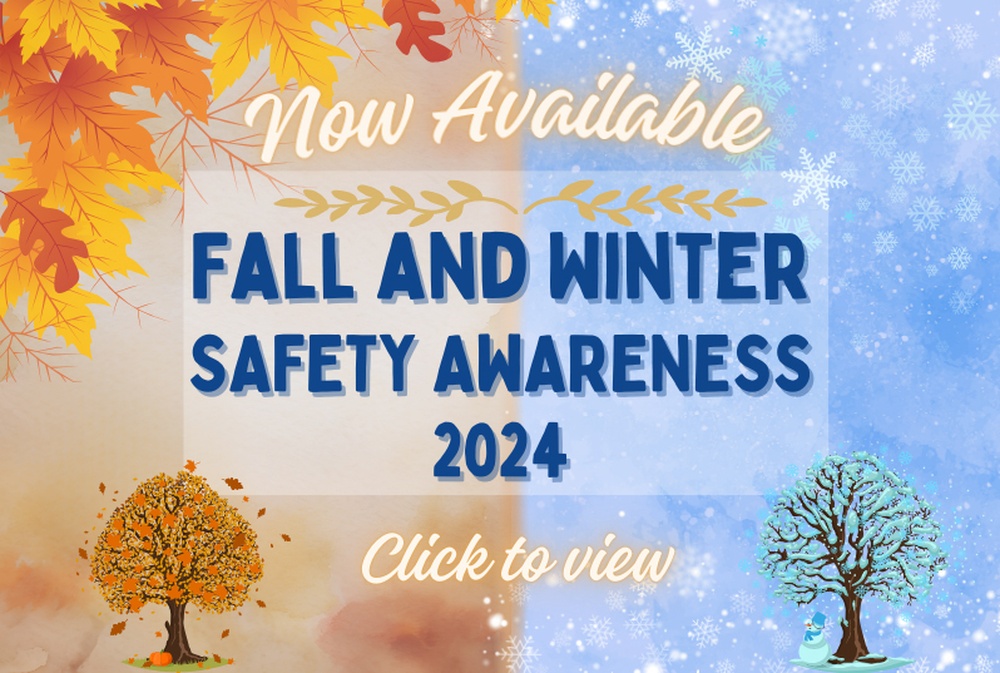 Fall and Winter Safety Awareness Campaign Banner