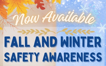 Fall and Winter Safety Awareness Campaign Banner