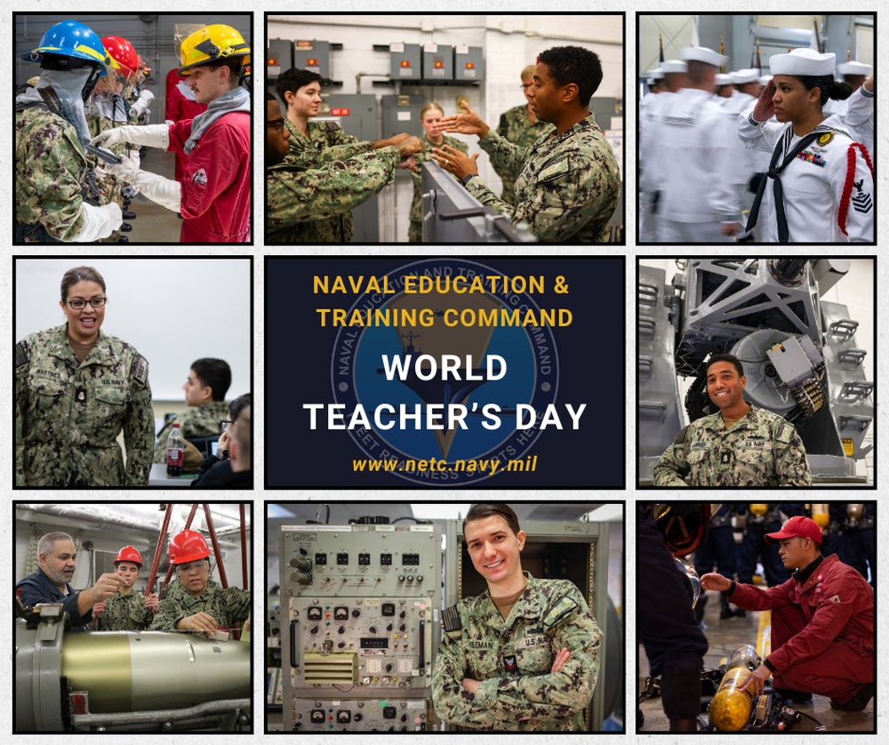 Naval Education and Training Command Recognizes World Teacher&amp;#39;s Day