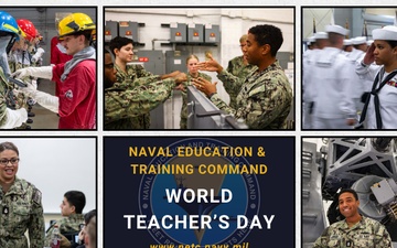 Naval Education and Training Command Recognizes World Teacher&amp;#39;s Day