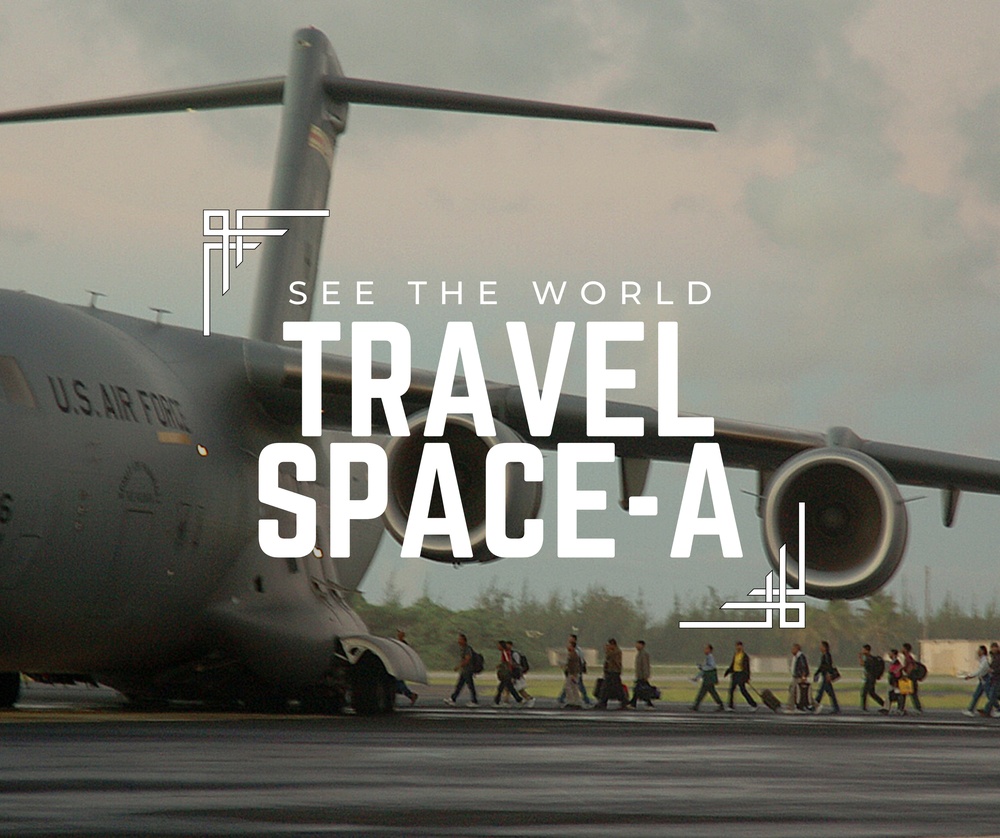 See the world travel Space-A