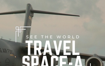 See the world travel Space-A