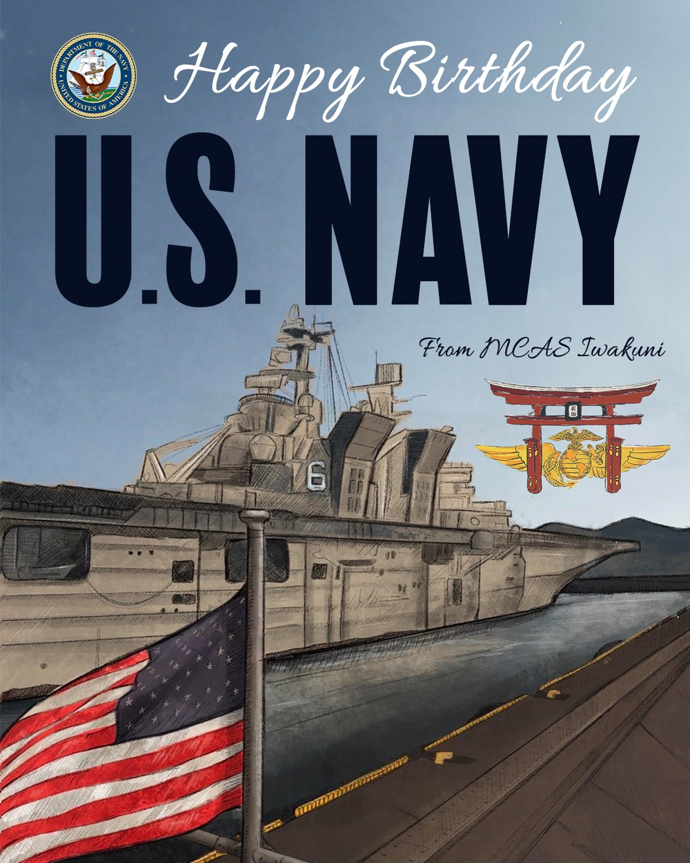 MCAS Iwakuni Celebrates the U.S. Navy's 249th Birthday