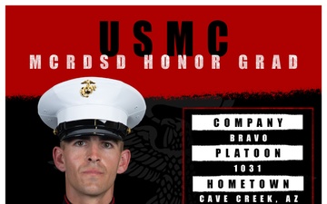 Bravo Company Honor Graduate