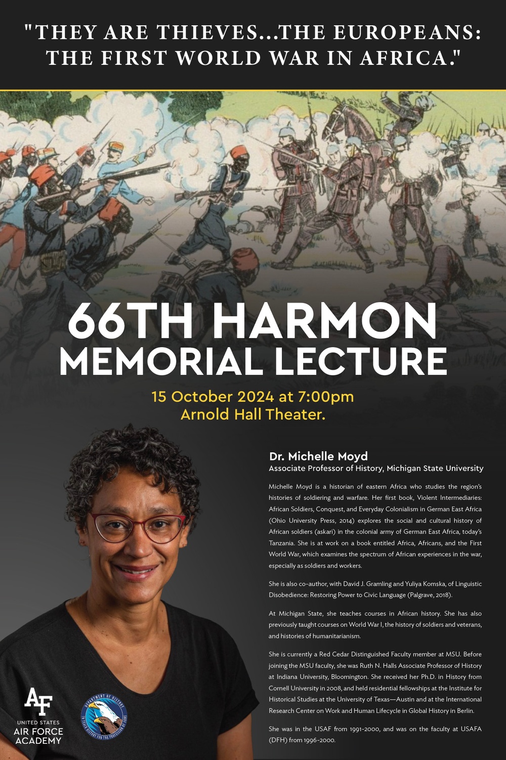 USAFA 66th Harmon Memorial Lecture Graphic