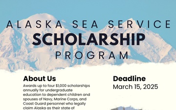 Navy League, NETC Now Accepting Applications for Alaska Sea Service Scholarship