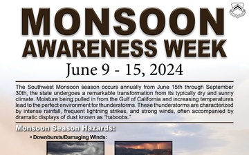 2024 Monsoon Awareness Week Graphic