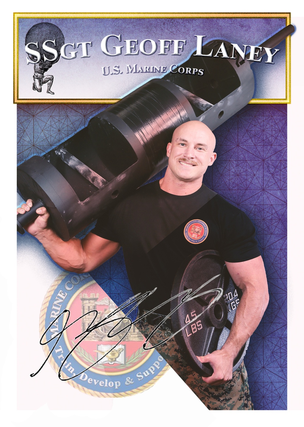 SSgt Laney Sports Trading Card