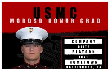 Delta Company Honor Graduate