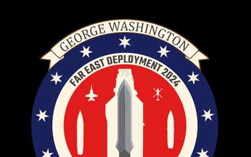 Logo/crest made for George Washington Carrier Strike Group Far East Deployment 2024.