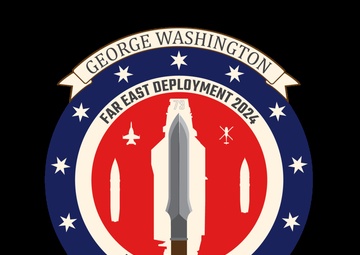 Logo/crest made for George Washington Carrier Strike Group Far East Deployment 2024.