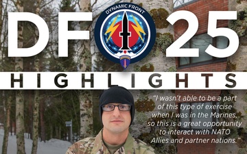 Dynamic Front 25 Highlight: Sgt. Michael Franklin