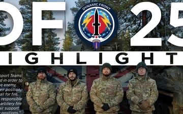 Dynamic Front 25 Highlight: British Army Fire Support Team