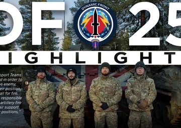 Dynamic Front 25 Highlight: British Army Fire Support Team